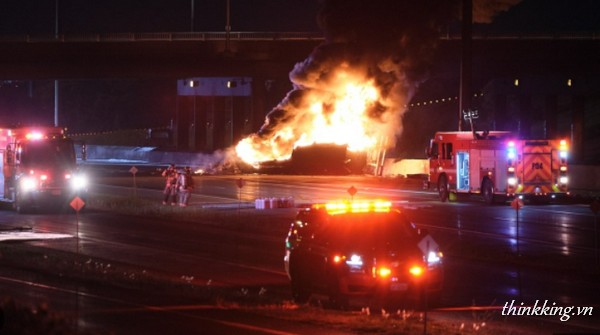 401 accident kingston today video