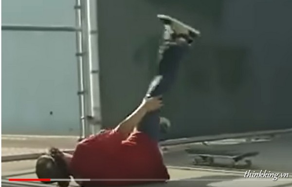 Skateboarding Fails Kid Breaks Ball Original Video