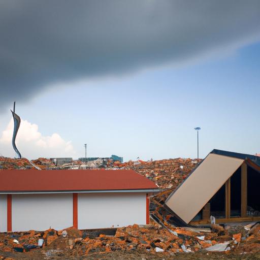 Explore the devastating impact left behind by the Saarland tornado
