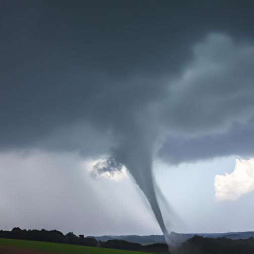 Witness the mesmerizing power of a tornado forming in Saarland