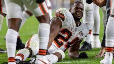 Nick Chubb Injury Picture Video