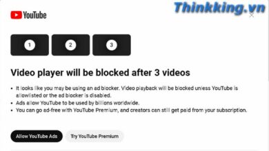 youtube video player will be blocked after 3 videos