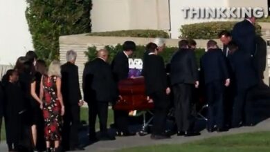 Matthew Perry Funeral Video and Pictures