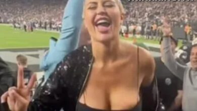 Raiders Fan Flashes Crowd Unedited