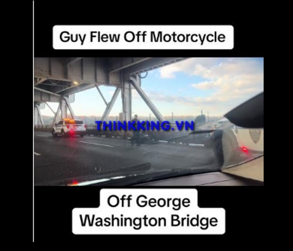 George Washington Bridge Motorcycle Accident Video
