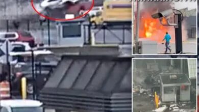 Rainbow Bridge Explosion Video