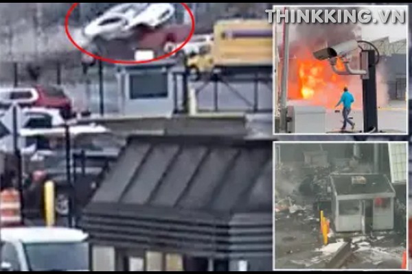 Video of Car Explosion Rainbow Bridge